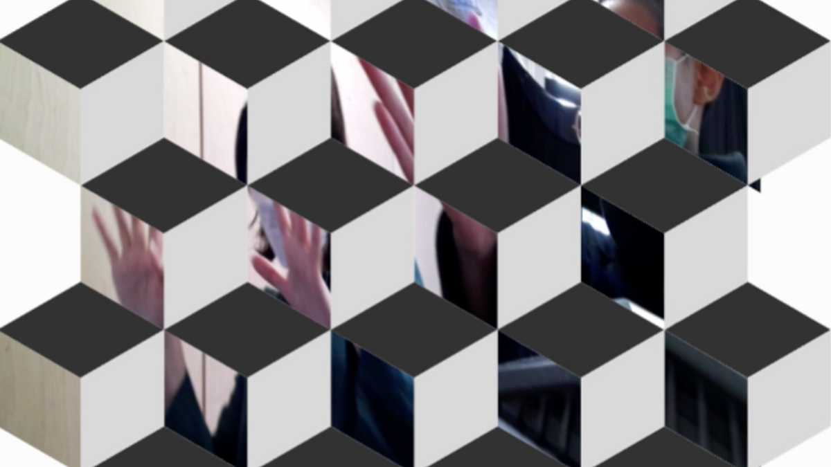 Cube mirrors in p5.js with En Tung Liu