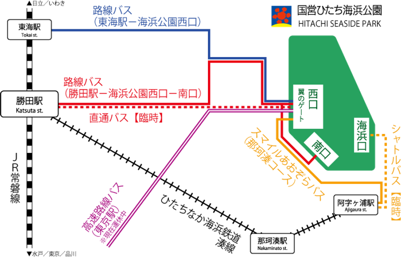 電車・バスでのアクセス