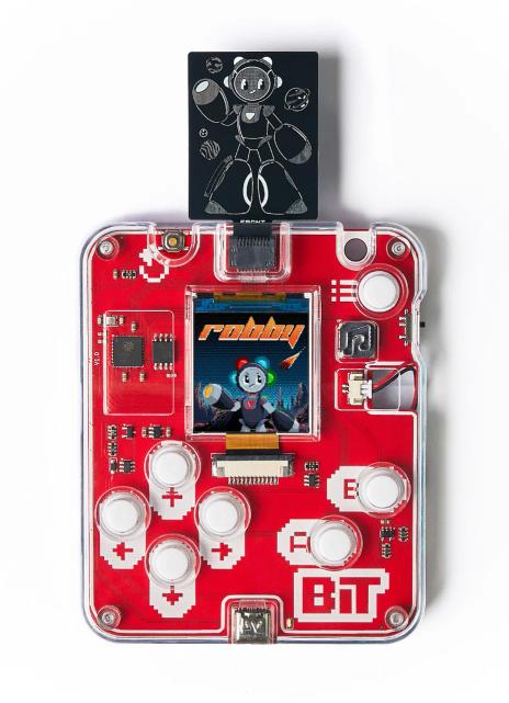 CircuitMess Bit with Bit Expansion Robby on a white background.