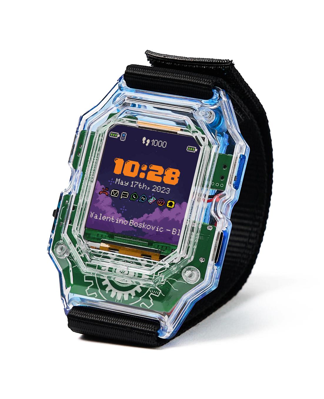 CircuitMess Clockstar 2.0 on a white background