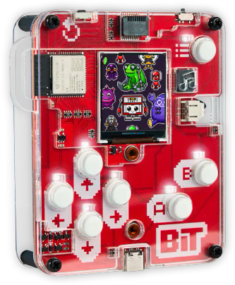 CircuitMess bit on a transparent background