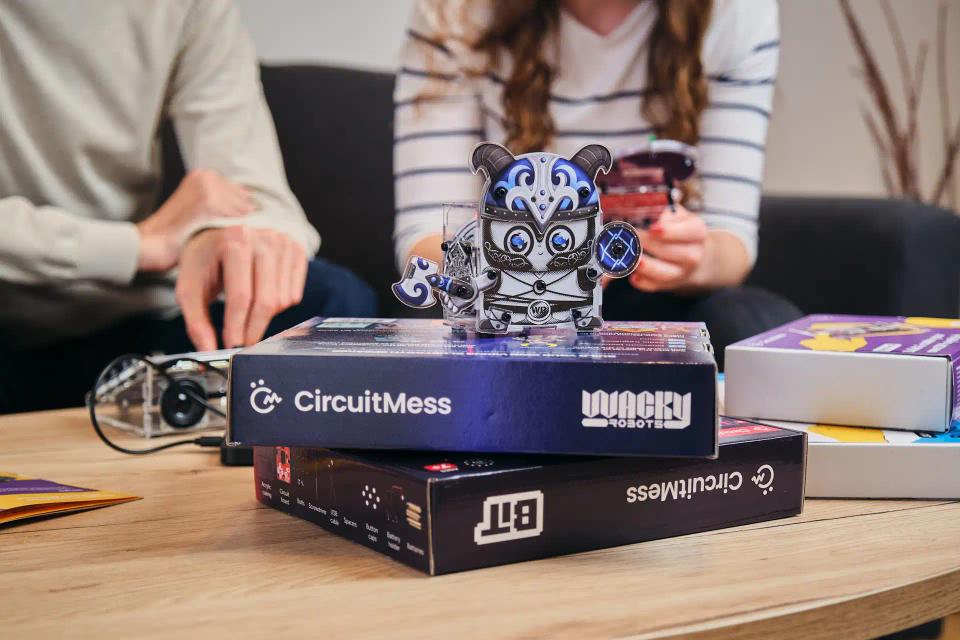 CircuitMess Harald on a table