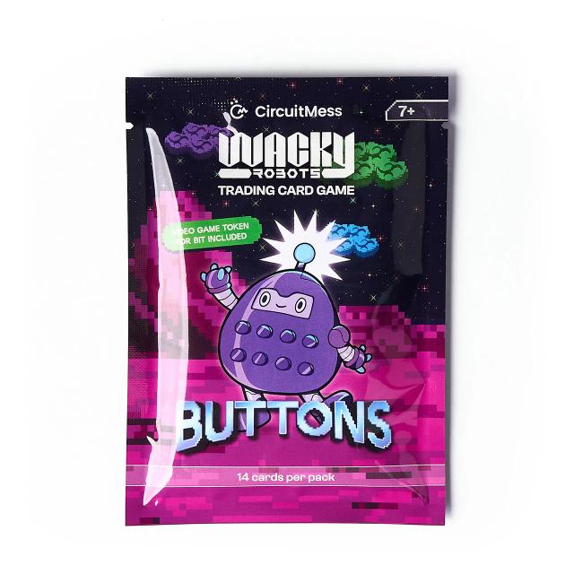 CircuitMess Bit Expansion Buttons package on a white background.