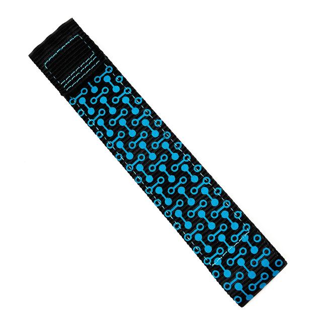 CircuitMess Artemis Watch Strap in color Stellar Blue on white background