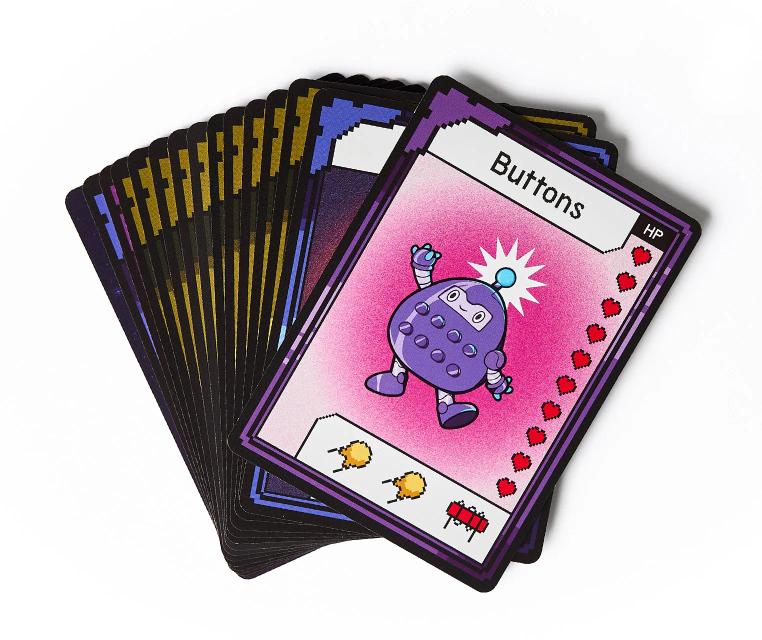 CircuitMess Bit Expansion Buttons cards on a white background.