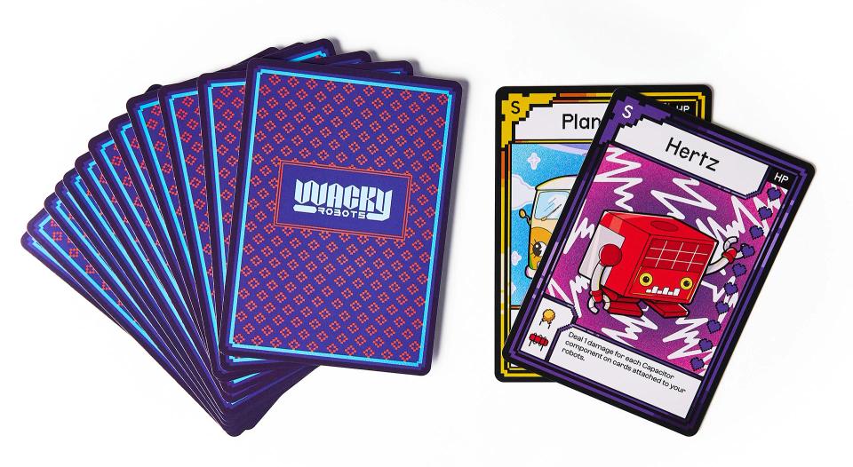 CircuitMess Bit Expansion Hertz cards on a white background.