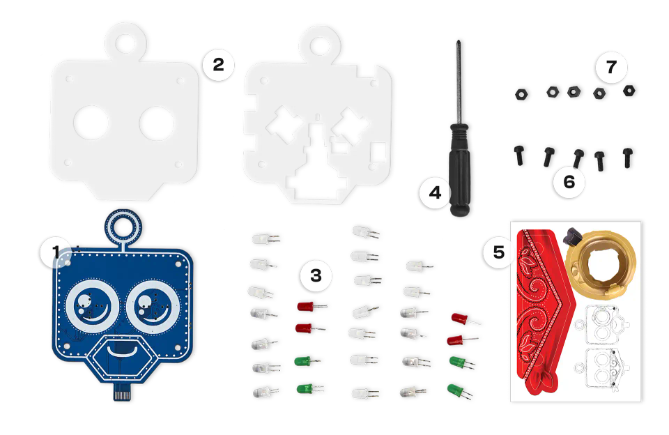 CircuitMess Marv components