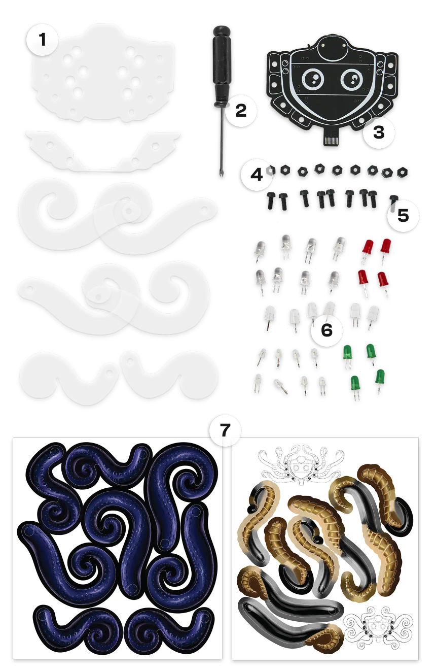 CircuitMess Artemis components