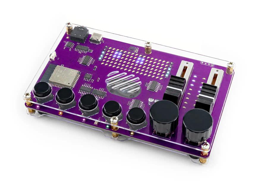 CircuitMess Synthia on a white background