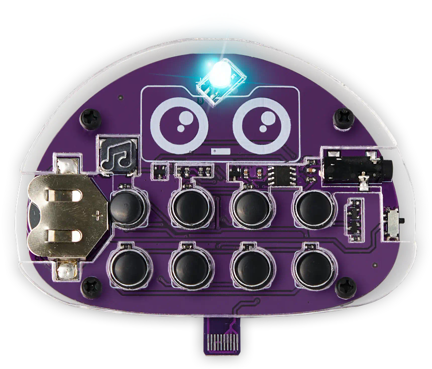 CircuitMess Buttons on a transparent background