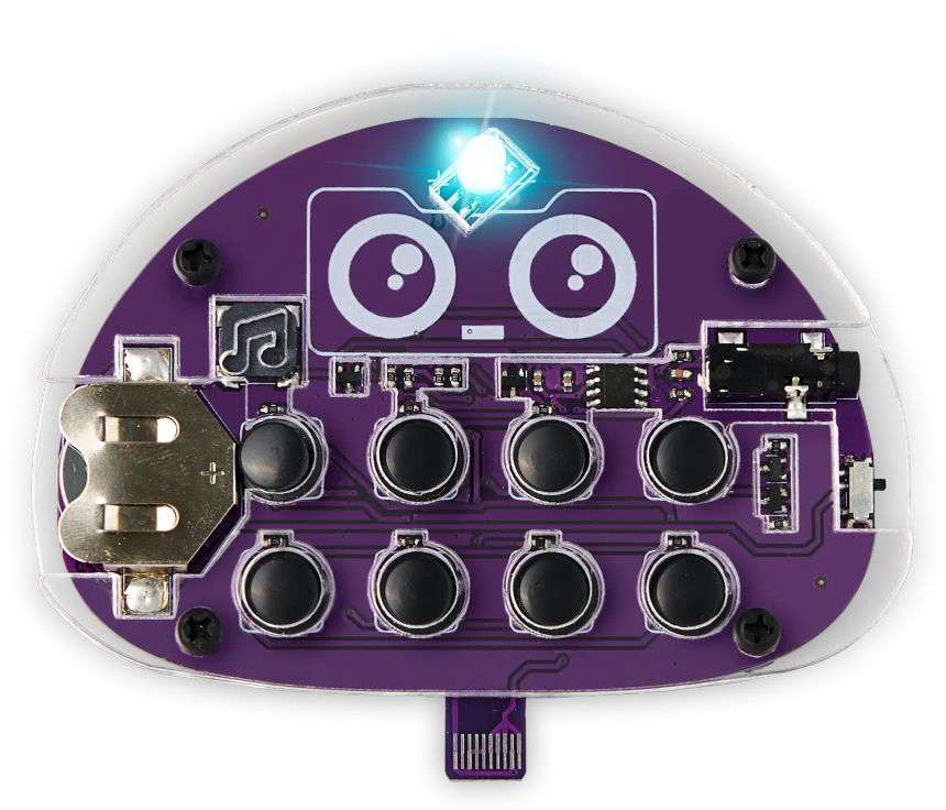 CircuitMess Buttons on a transparent background