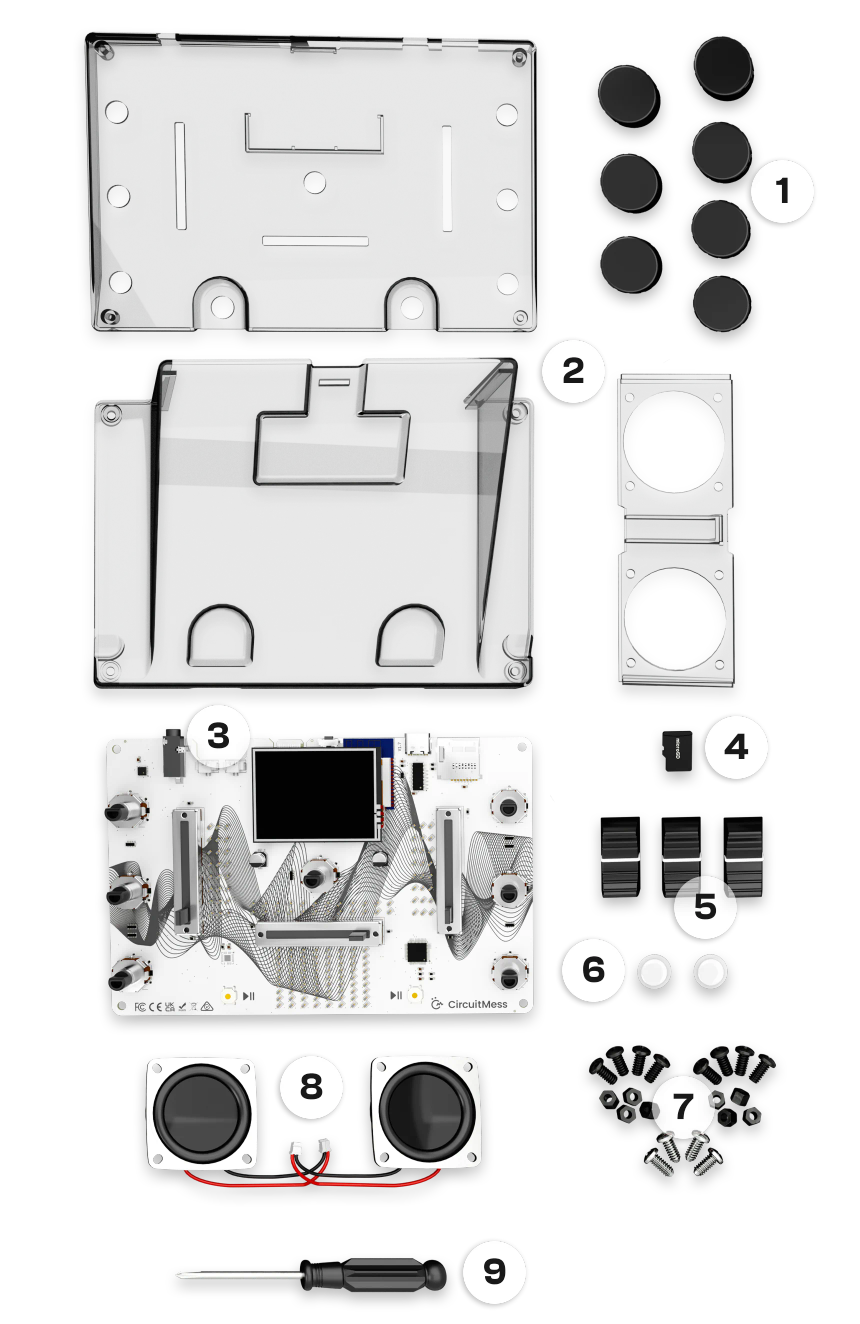 CircuitMess Jay-D 2.0 components