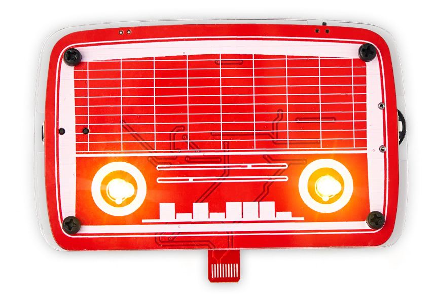 CircuitMess Hertz on a transparent background