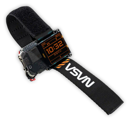 CircuitMess NASA Artemis Watch on a transparent background