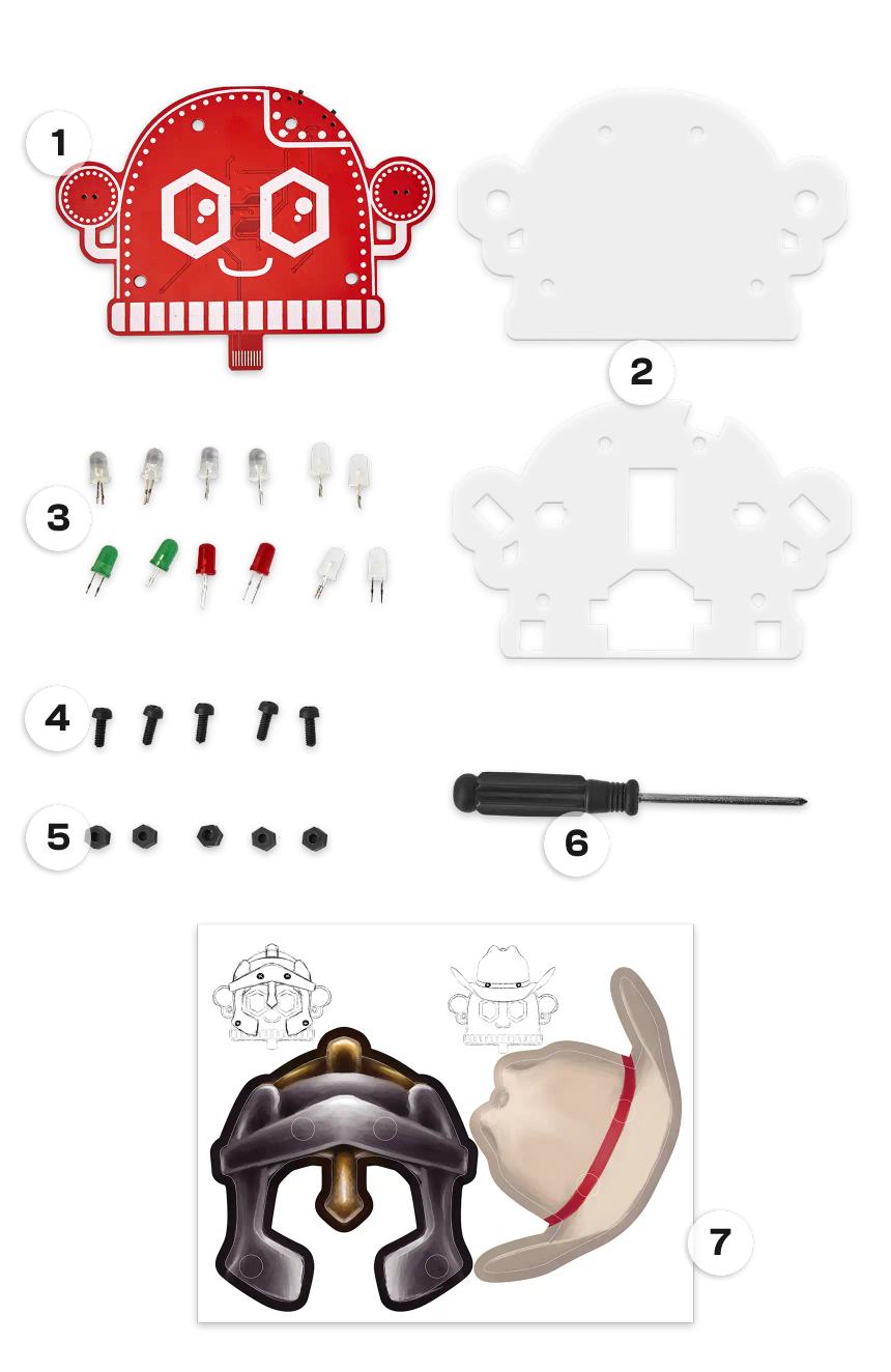 CircuitMess Capacitron components