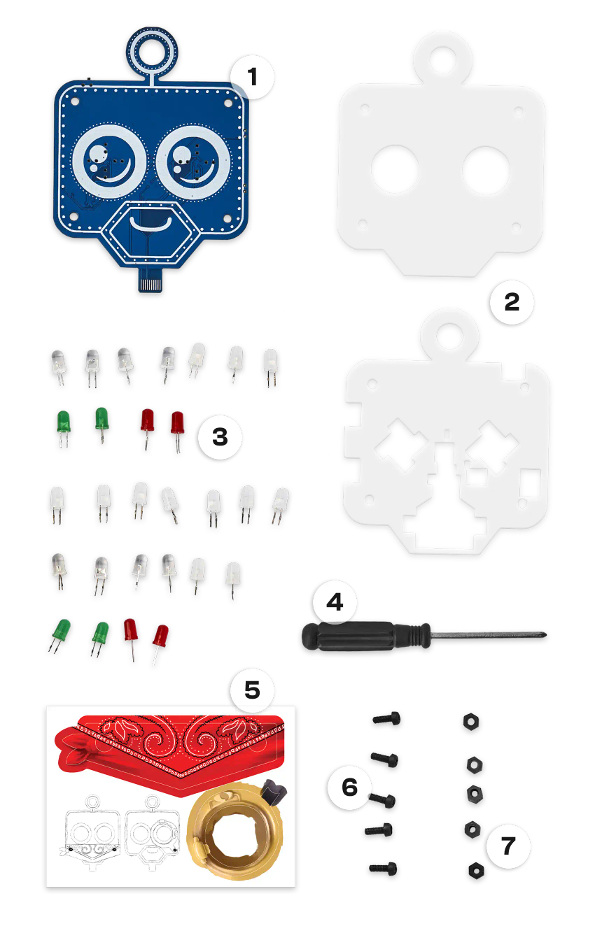 CircuitMess Marv components