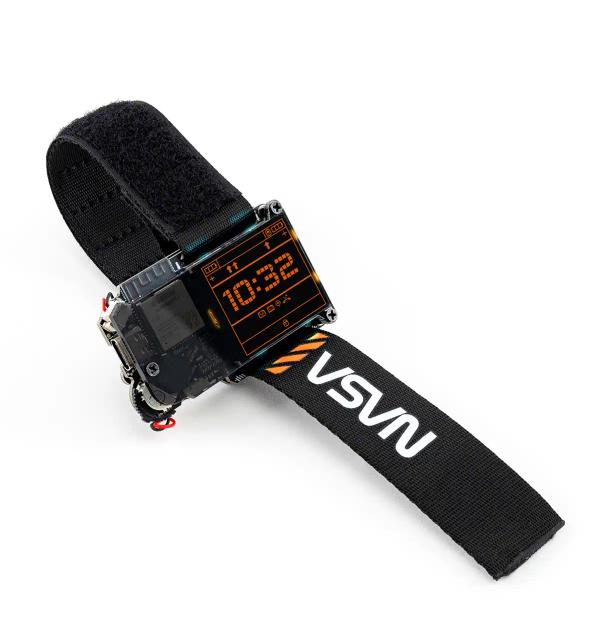 CircuitMess NASA Artemis Watch on a white background