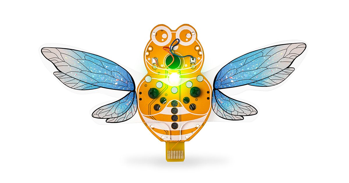 CircuitMess Mr. Bee: STEM Robot Kit for Kids with a Game