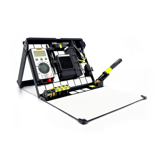 SOLDR Deluxe soldering kit on a white background.