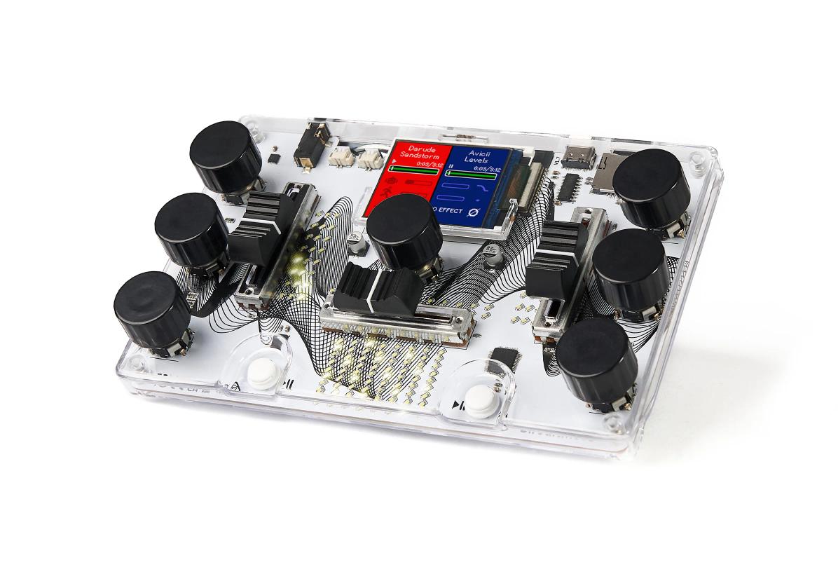 CircuitMess Jay-D 2.0 on a white background