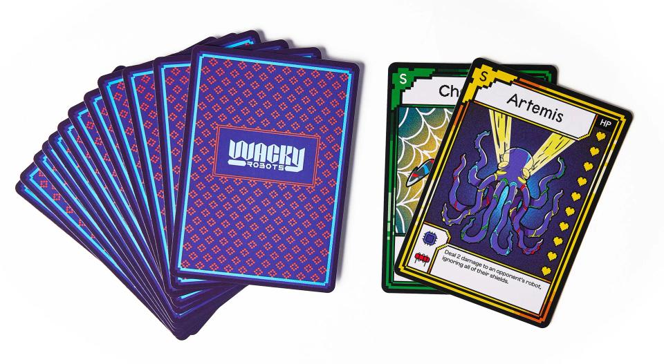 CircuitMess Bit Expansion Artemis cards on a white background.