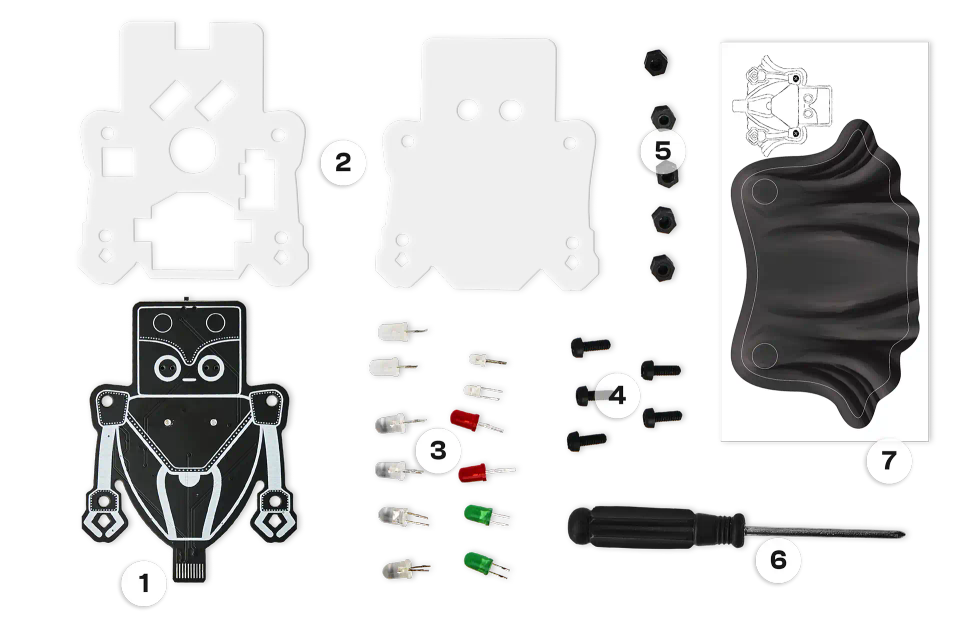 CircuitMess Resistron components