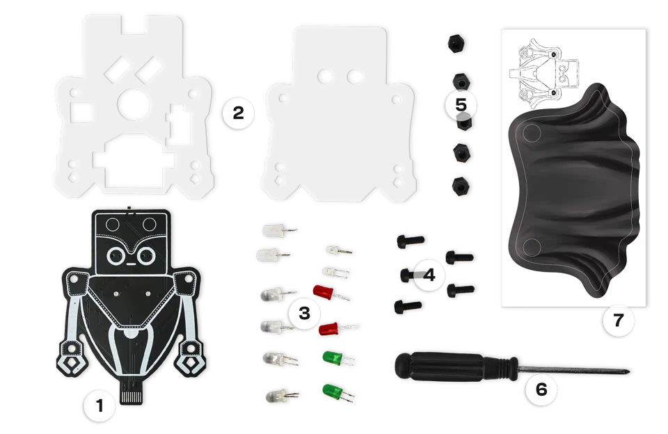CircuitMess Resistron components