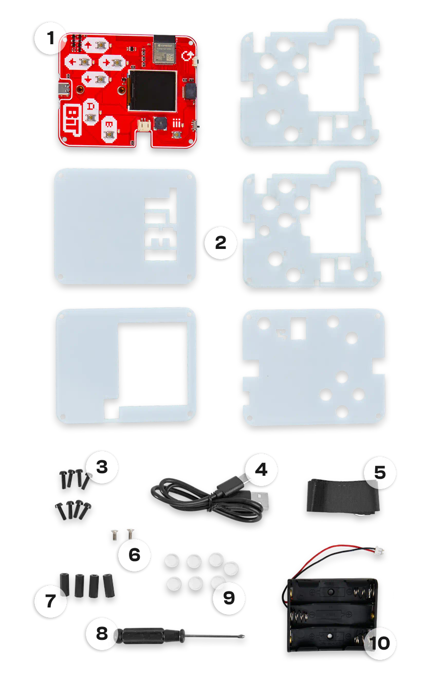 CircuitMess Bit components