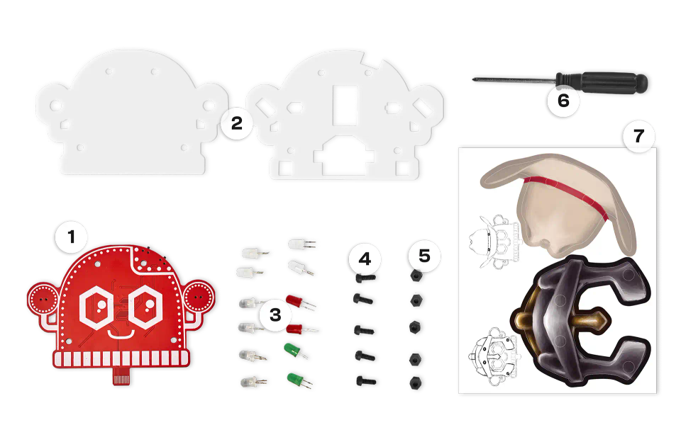 CircuitMess Capacitron components