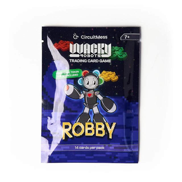 CircuitMess Bit Expansion Robby package on a white background.
