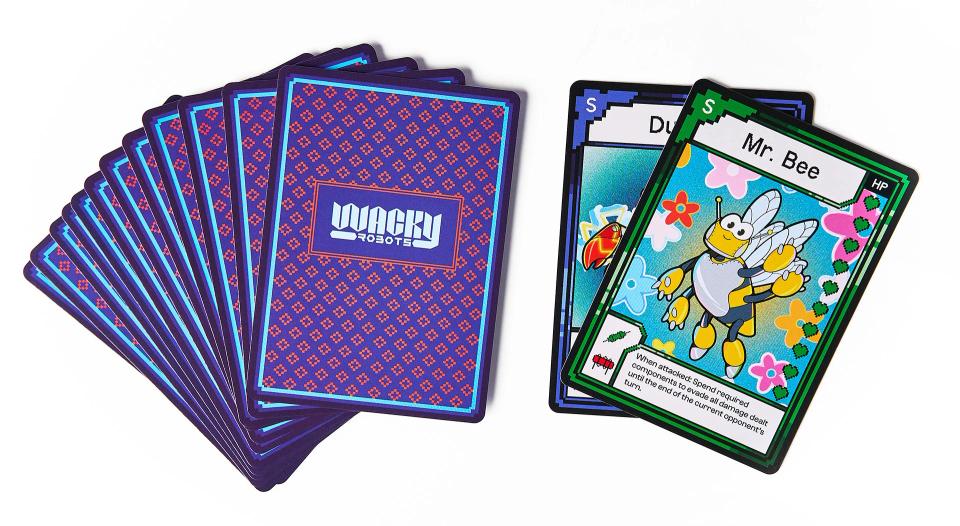 CircuitMess Bit Expansion Mr. Bee cards on a white background.