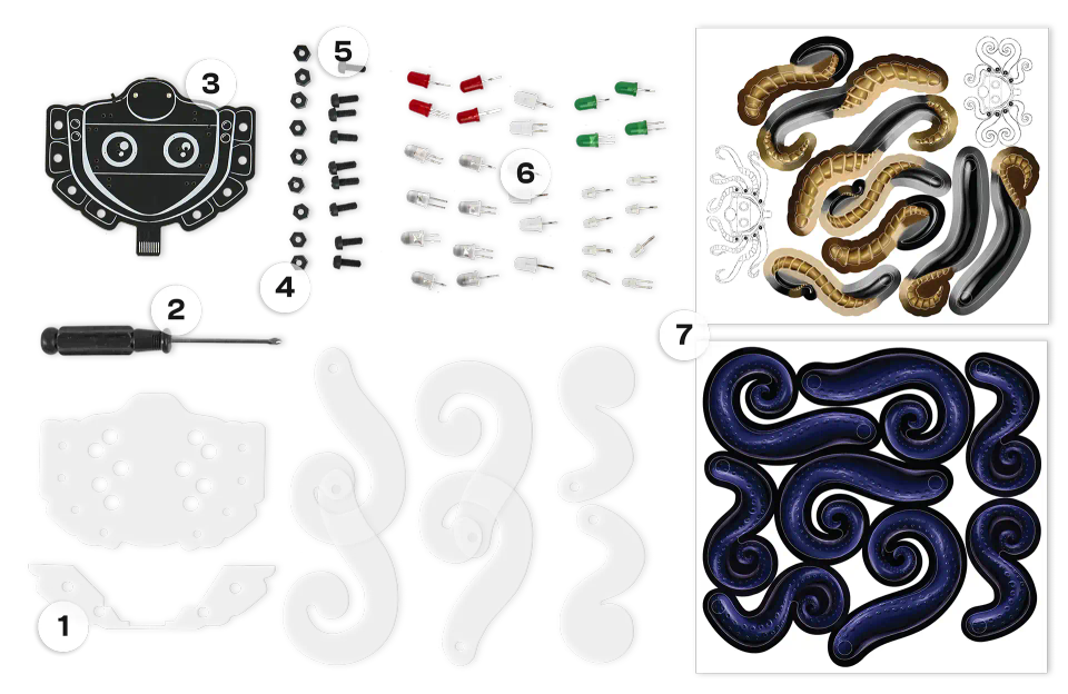 CircuitMess Artemis components