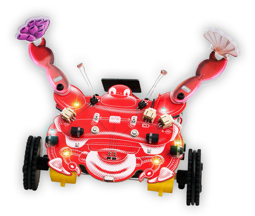 CircuitMess Dusty on a transparent background
