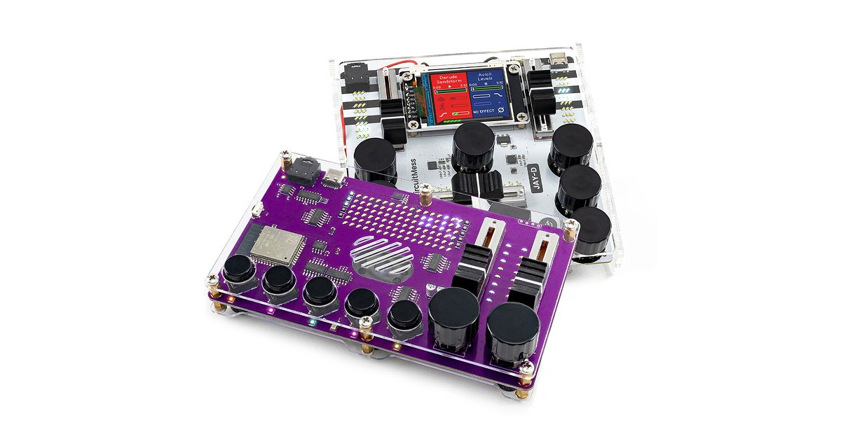 CircuitMess Jay-D & Synthia セット DJ用 サンプラ The CircuitMess Synth + DJ Mixer Bundle Will Teach You to Solder