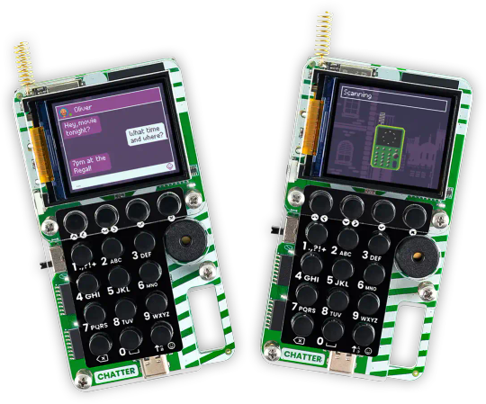 CircuitMess Chatter on a transparent background