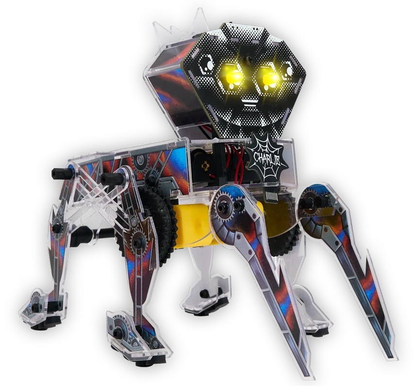 CircuitMess Charlie on a transparent background
