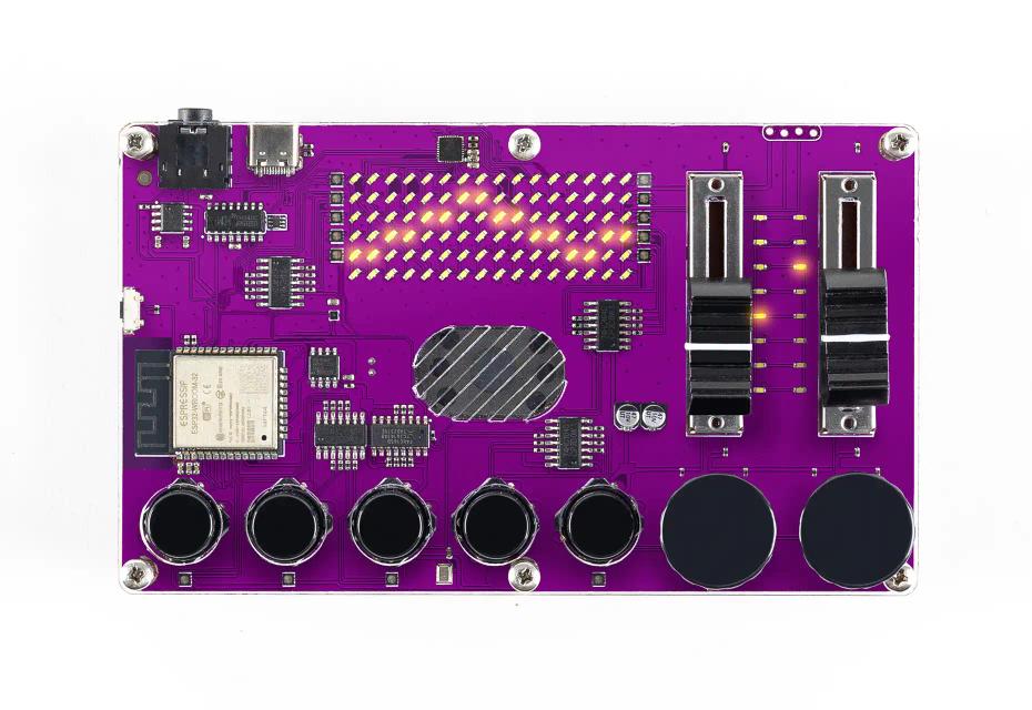 CircuitMess Synthia on a white background