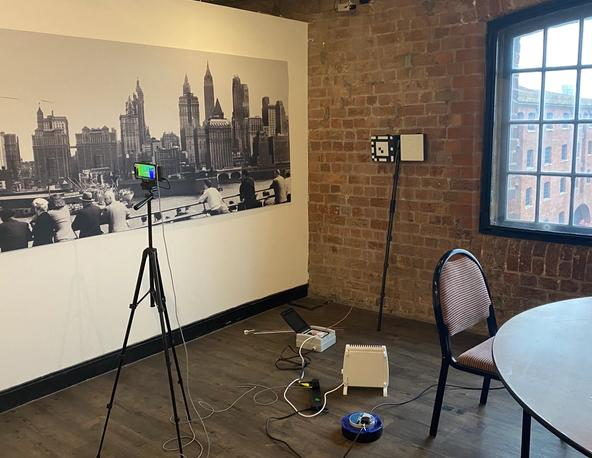 Heat3D being used in Liverpool Museum within the docks site