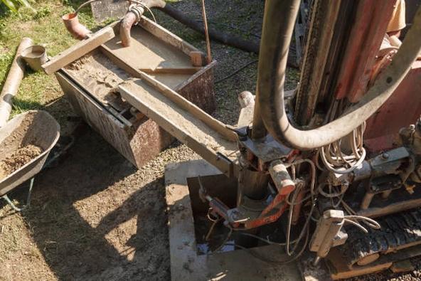 Drilling bore hole for ground source heat pump