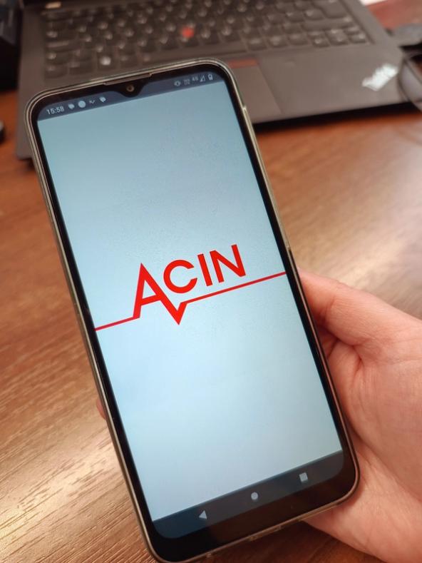 Acin App on Mobile phone