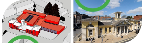 various views of the Arc in Winchester