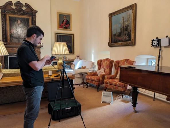 Heat3D measurement setup within the Deanery