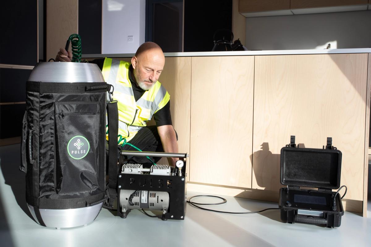 Pulse air tightness measurement technique approved