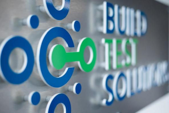 Build Test Solution signage