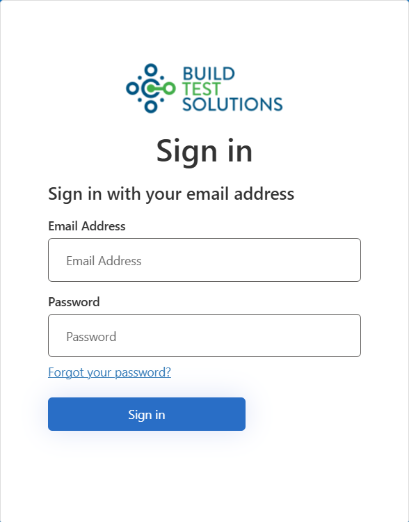 Pulse Online sign in page