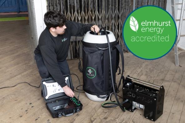 Pulse equipment in a hallway