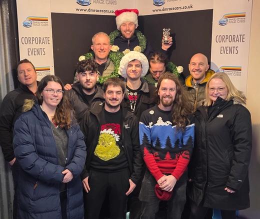 team picture of bts staff christmas 2025