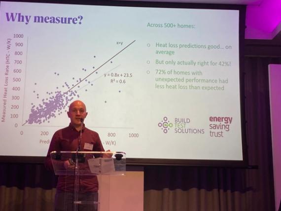 Luke presenting at RICS conference
