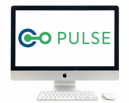 Pulse Online on an iMac