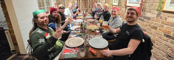 bts staff raising a toast to 2026